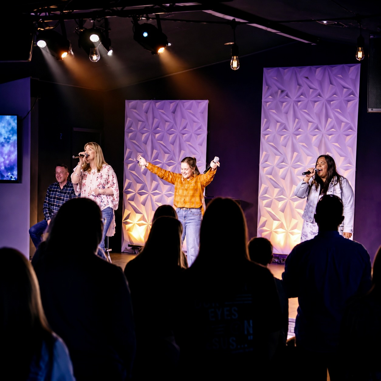 Freedom Place Worship Singers leading worship